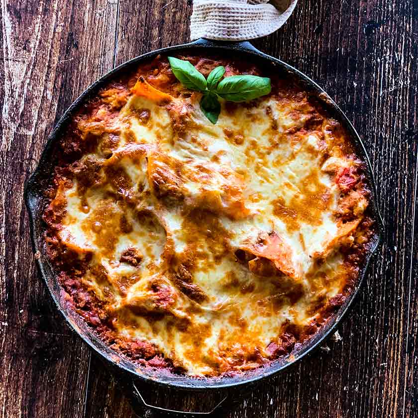 Beefy Skillet Lasagna Recipe