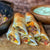 Baked Southwest Egg Rolls with Avocado Dipping Sauce